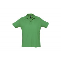 POLO PIQUÉ M/M 3 BOT SUMMER VERDE PRADOS 